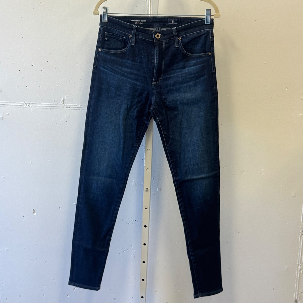 AG Adriano Goldschmied The Farrah Skinny High Rise Jeans Indigo Blue 29R
